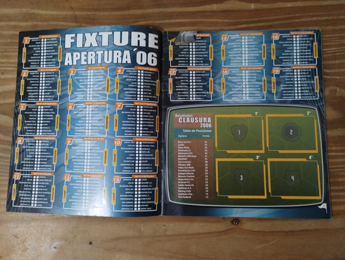Álbum Oficial Apertura 2006. Panini. Detalle (Usado)