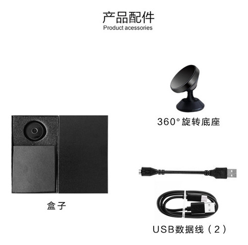 Xt Cámara De Vídeo 240mah Ir Vision Mini 128gb Cámara