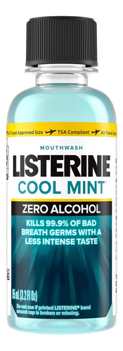 Enxaguante Bucal Listerine Zero Alcohol Cool Mint 95 Ml pac