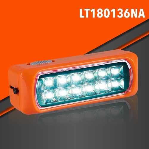 Lámpara Portátil Led 3.5 W Batería Recargable 6 H Tecnolite Color de la carcasa Naranja Color de la linterna Naranja Color de la luz LUZ DE DÍA 100/240V