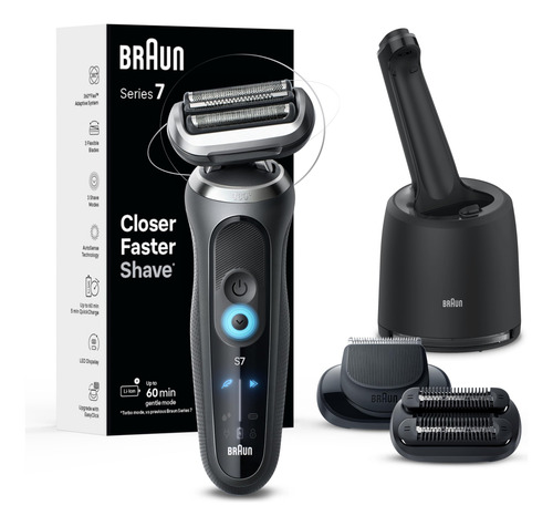 Afeitadora Eléctrica Braun Serie 7 7185cc Para Hombre, Imper