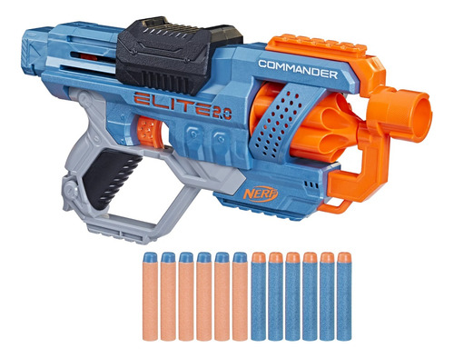 Nerf Elite 2.0 Commander Rd-6 Con 12 Dardos
