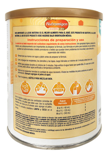 Nutramigen Fórmula Para Bebés Con Probióticos Lata De 357gr