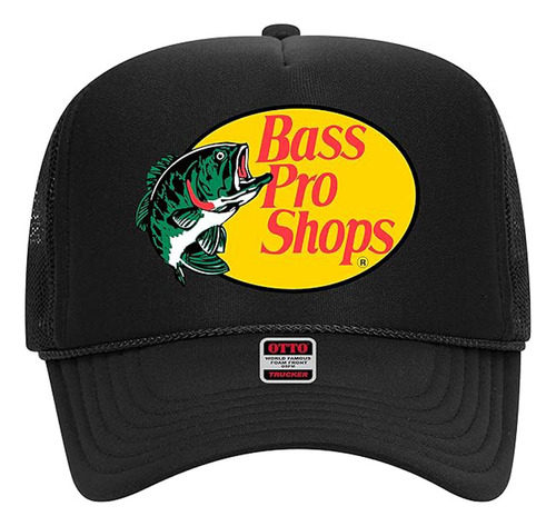 Gorra De Camionero Bass Fishing Pro, Snapback De Primera Cal