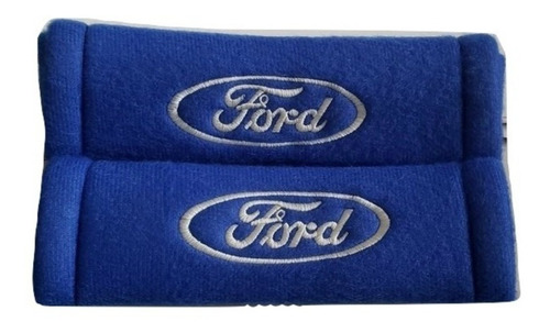 Imagen 1 de 2 de Funda Cubre Cinturon De Seguridad Absorbente Logo Ford