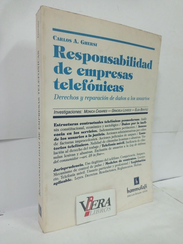 Responsabilidad De Empresas Telefónicas - Ghersi Carlos