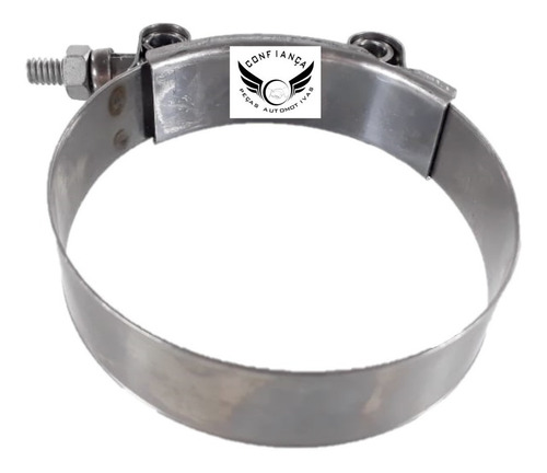 Imagem 2 de 5 de Abraçadeira Aço Inox Tucho Para Mangueiras De 74 Até 83 Mm