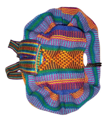 Mochila Tejida Tipo Artesanal, Mxliz-001, 1 Pza, 10kg, Azul/