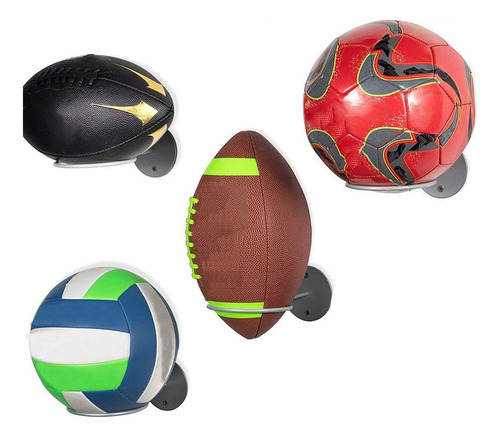 Soporte De Pared Para Pelotas Deportivas Wallniture Sport, 2
