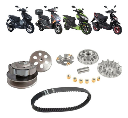 Kit Transmision Completa Para Motoneta Gs150 Gsc150