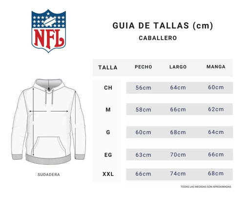 Sudadera Nfl Las Vegas Raiders Para Caballero 100% Original