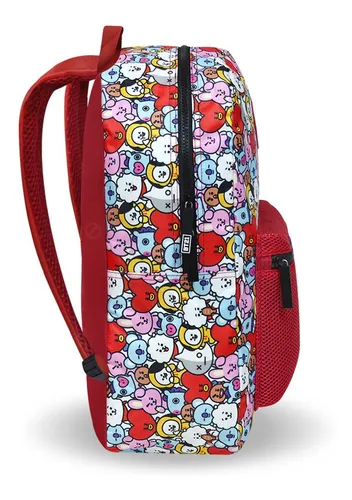 Mochila Bt21 Original Bts Juvenil Kpop Original Com Copo Frete