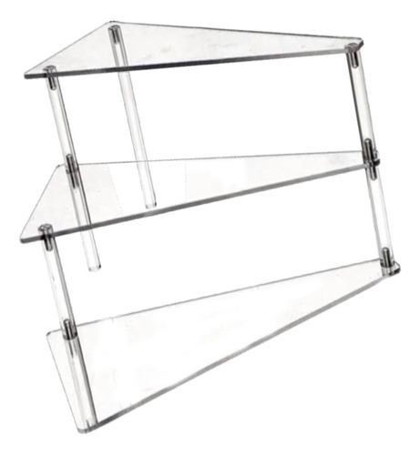 Acrílico Riser Display Stand Titular Cupcake Estilo B