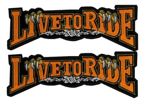 Decora Ropa Con Livetoride Parche, Mxlte-012, 2 Parches, Liv Diseño De La Tela Bordada