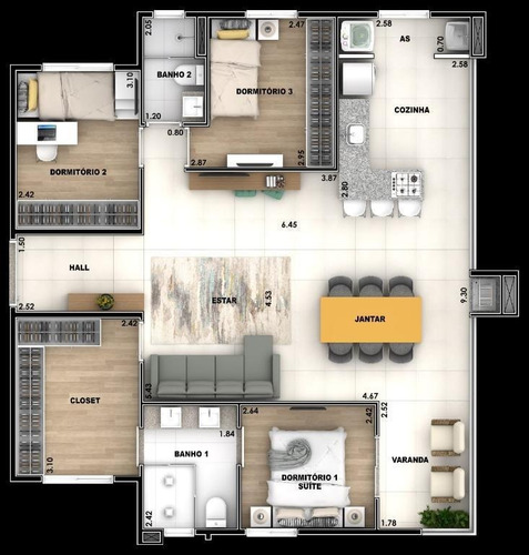 Apartamento À Venda, 45 M² Por R$ 310.000,00 - Vila Maria Alta - São Paulo/sp - Ap7257