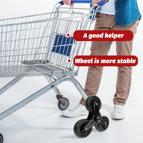 Carrito De Compras Caster, 1 Par De Ruedas