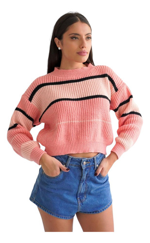 Sweater A Rayas Abril - Buzo Abrigo