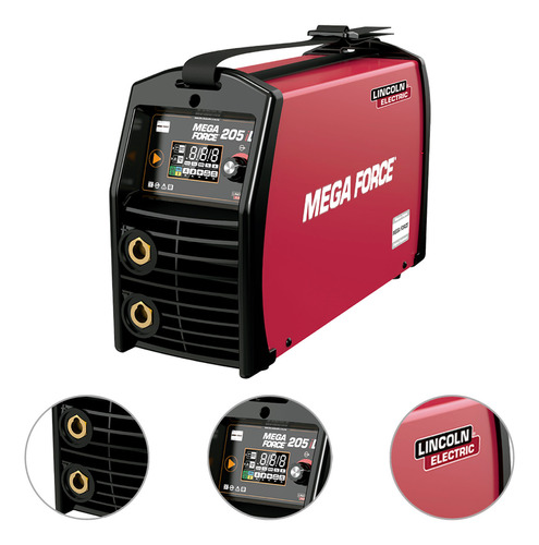  Inversora De Solda Tig 200a Mega Force 205id Bivolt Lincoln