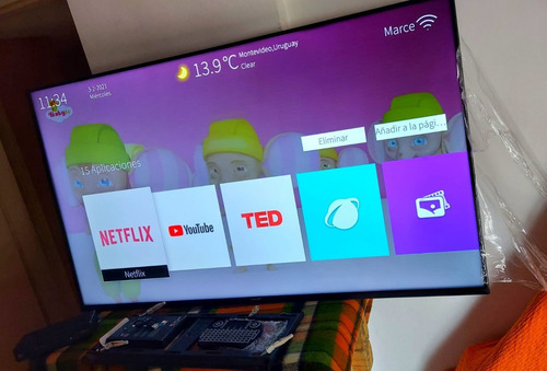 Smart Tv Panavox 39 - Wifi Inalambrico - Teclado Y Soporte (Usado)