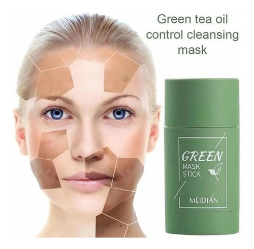Imagen 5 de 10 de 2 Mascarillas De Té Verde Y Berenjena Control De Aceite