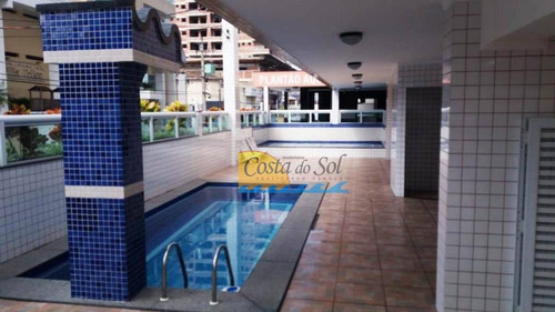 Imagem 18 de 29 de Apartamento Com 2 Dormitórios À Venda, 93 M² Por R$ 395.000,00 - Vila Guilhermina - Praia Grande/sp - Ap14162