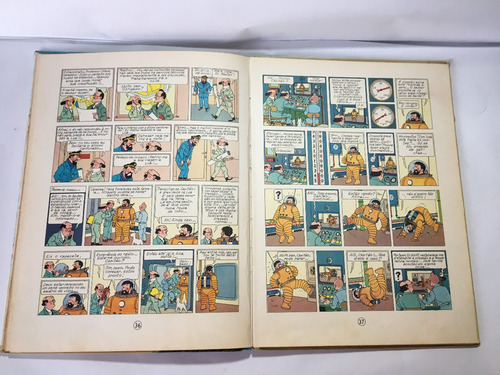 Livro Hq As Aventuras De Tintim Rumo A Lua Record F555 (Usado)