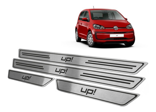 Cubre Zocalos Protector Inoxidable P/ Volkswagen Up! X4