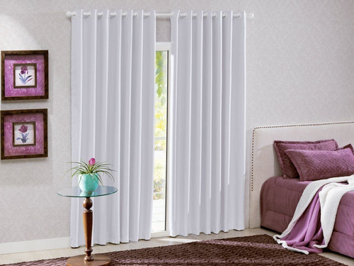 Cortina Corta Luz Pvc 400x250 C/ Bainha Bella Janela