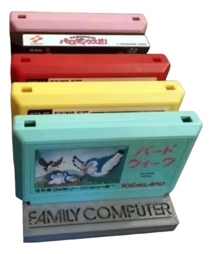 Organizador Para 5 Cartuchos De Famicom Catridges Nintendo