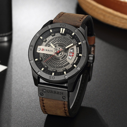 Relógio Curren Masculino De Luxo 8301