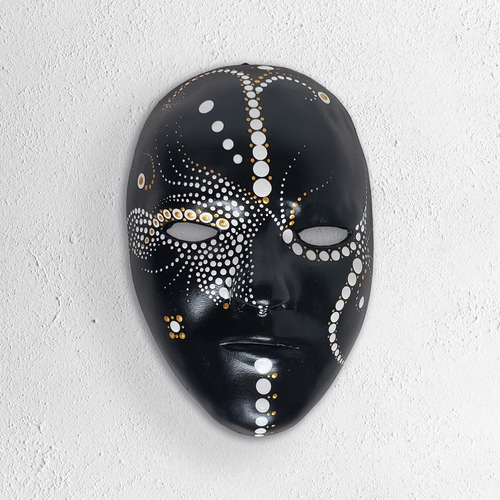 Escultura Máscara Pontilhismo Dot A