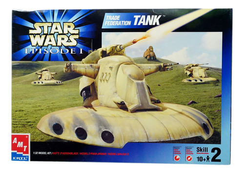 Amt Model Kit Star Wars Episode I Trade Federation Tank 1:32