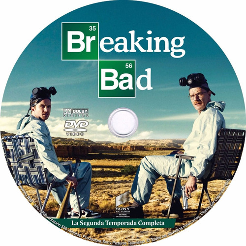 Breaking Bad Temporada 2 Menú Original ( Etiquetas )