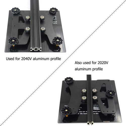 Placa Modular Del Carro De Y Para Perfiles De Aluminio