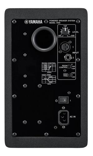 Monitor De Estudio Activo 5'' Yamaha Hs5 Color Negro