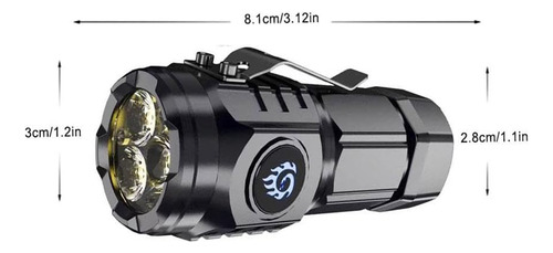 Linterna Táctica Militar Led Multifuncional 5 En 1 Para Y Ca