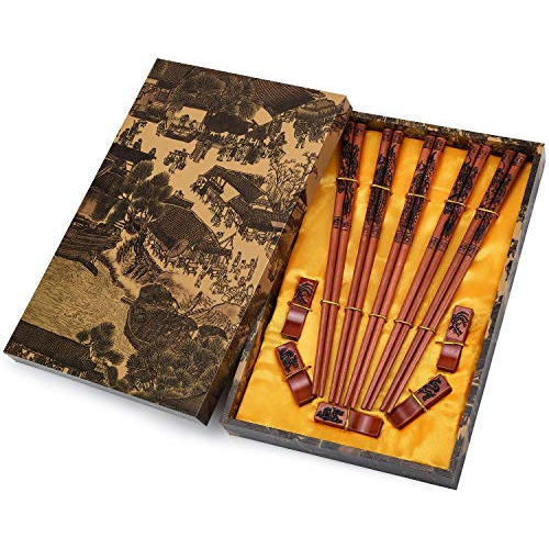 Chopsticks Reusable Chinese Chopsticks Dragon And Phoen...