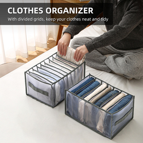 Organizador De Ropa Con Asa Para Armario Y Cajón