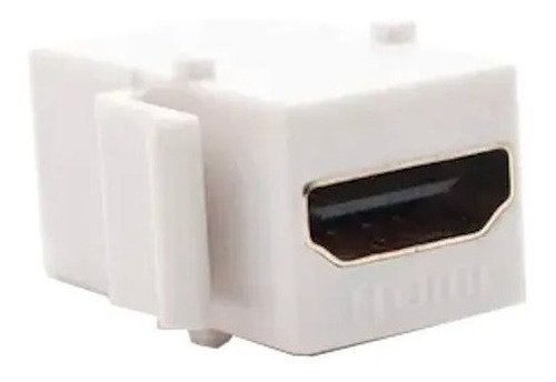 Conector Hdmi Con Encastre Video Rack Pared Cajas Conexion