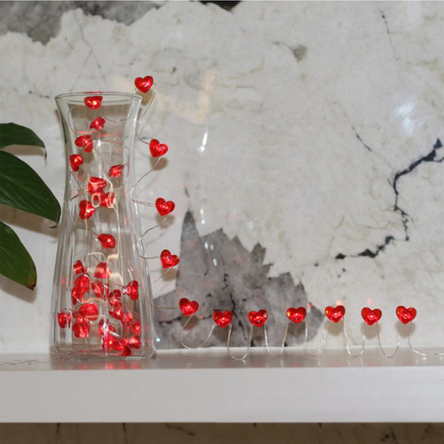 Luz Nocturna F En Forma De Corazón, 78,7 Pies, Led Love Flas