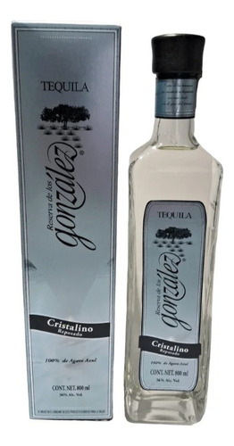 Tequila Reserva De Los González Reposado Cristalino 800 Ml