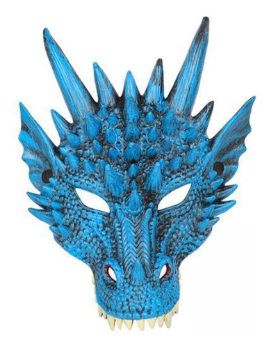 2 X 3d Dragon Mask Half Face Mask Scary Adults Halloween
