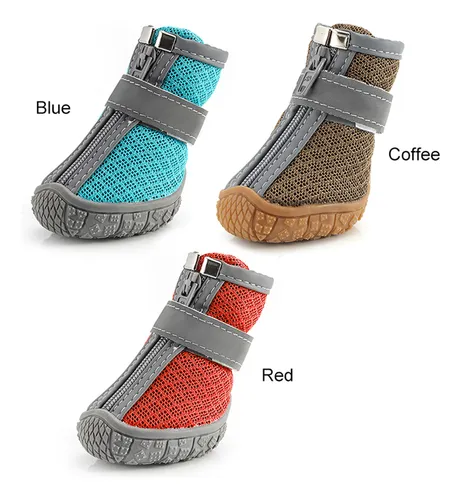 Zapatos Para Perros Pequeños Con Pavimento Caliente, Botines