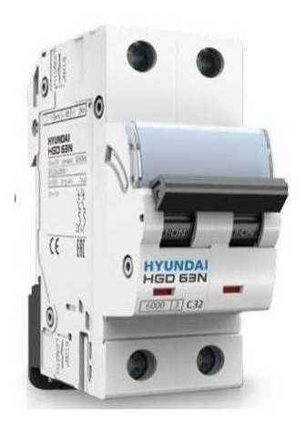 Interruptor Automático 2x25 A- 10k- Hyundai Electric