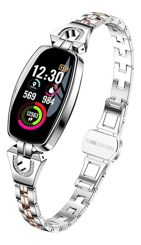 Imagen 2 de 6 de H8 Pulsera Inteligente Reloj Para Mujer Ip67 Monitor De