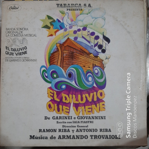 Vinilo El Diluvio Que Viene Armando Trovaioli Bs1