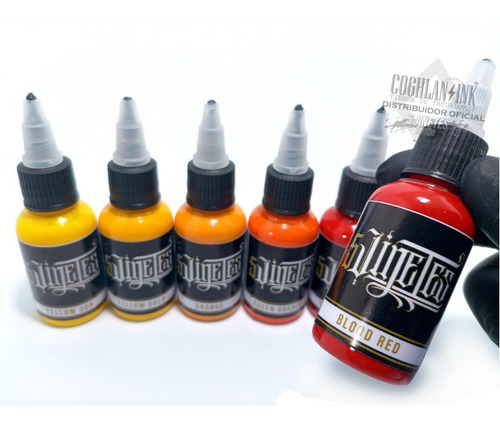 Imagen 2 de 4 de Tinta Tattoo 5 Jinetes Ink Set Koi X1 (38ml) Tatuar Tatuajes