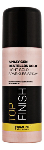 Primont Top Finish Brillo Con Destellos Gold - Oro 180cc