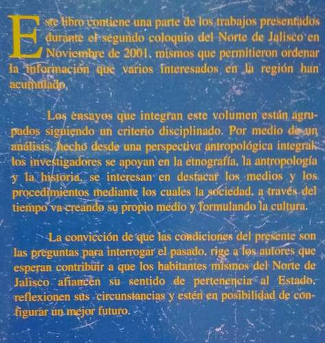 El Norte De Jalisco Por El Colegio De Jalisco Andrés Fábrega (Usado)