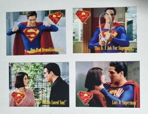 Trading Cards Lois & Clark Superman Dc  X 8 Unidades Mwj T11